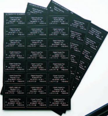 Etiquettes et plaques gravees 5